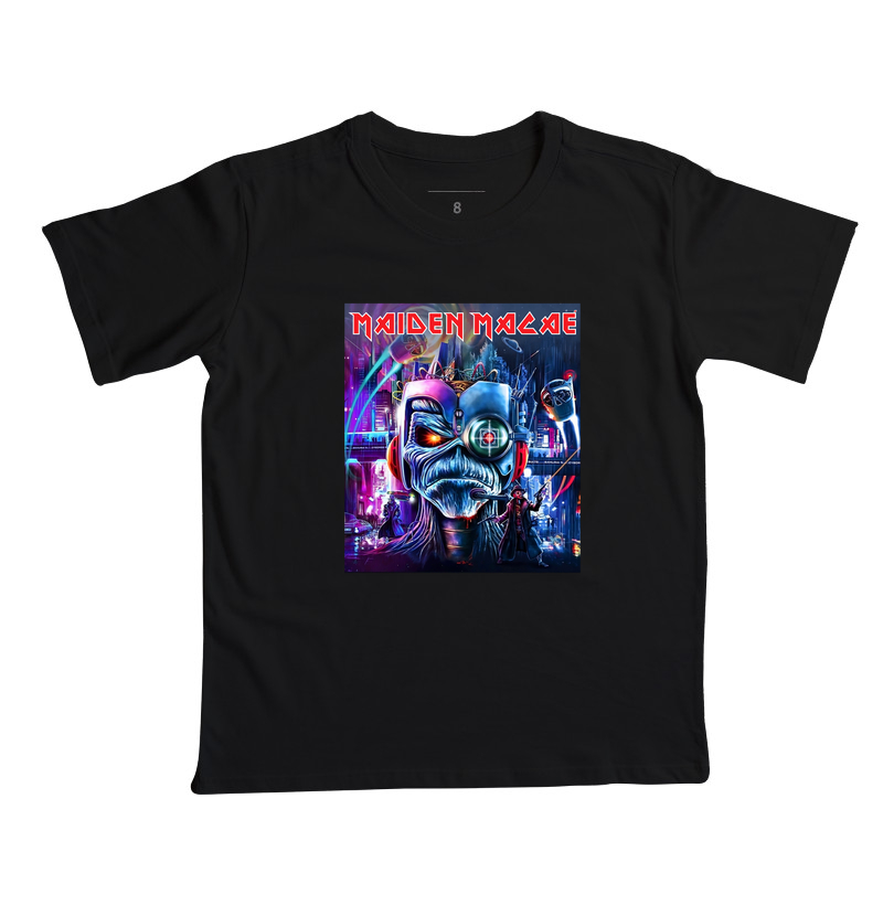 Camiseta Infantil Maiden Macaé Neon