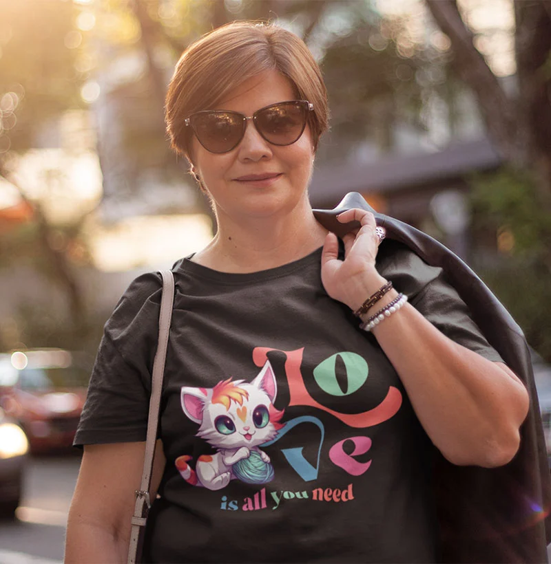 Camiseta Love Cat