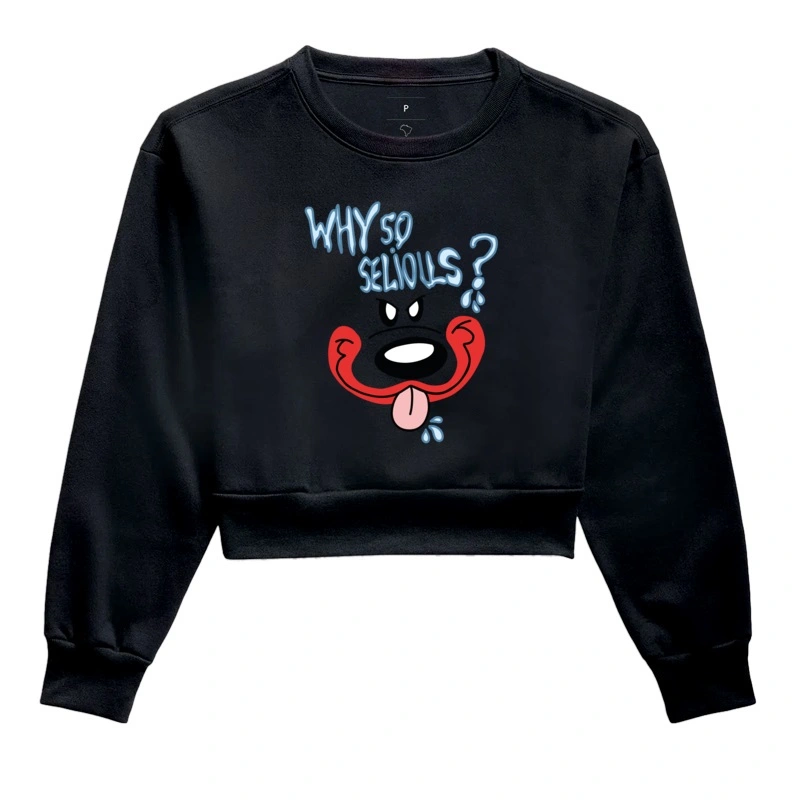 Moletom cropped/ why so selious