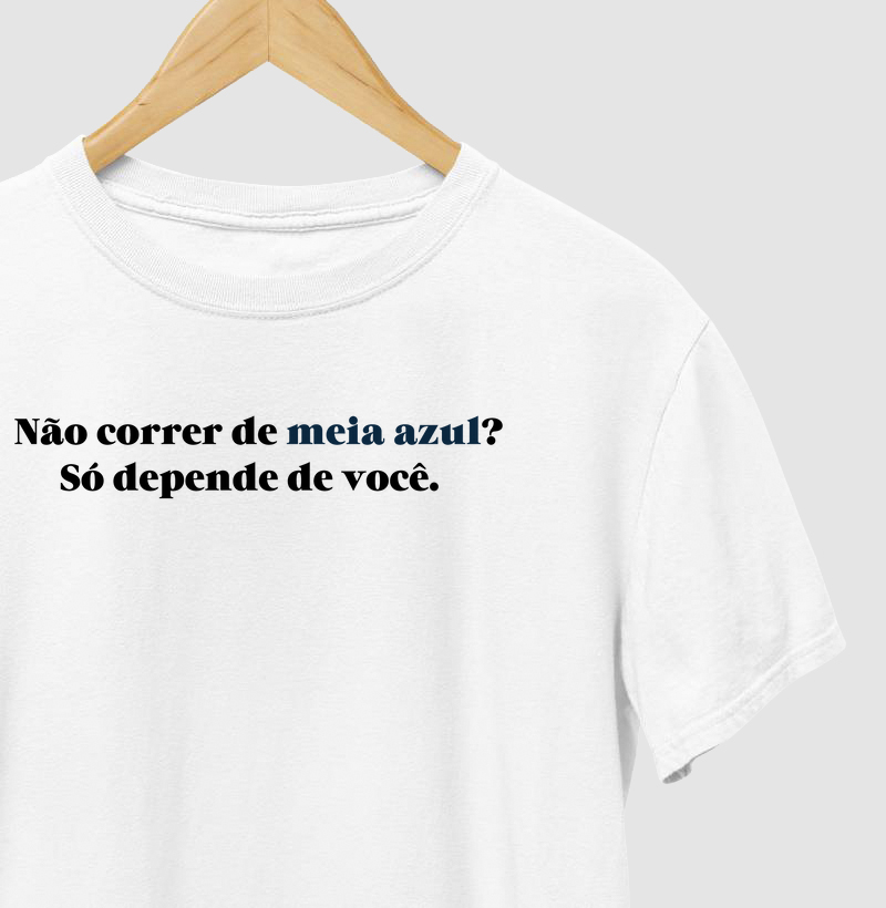 Meia azul