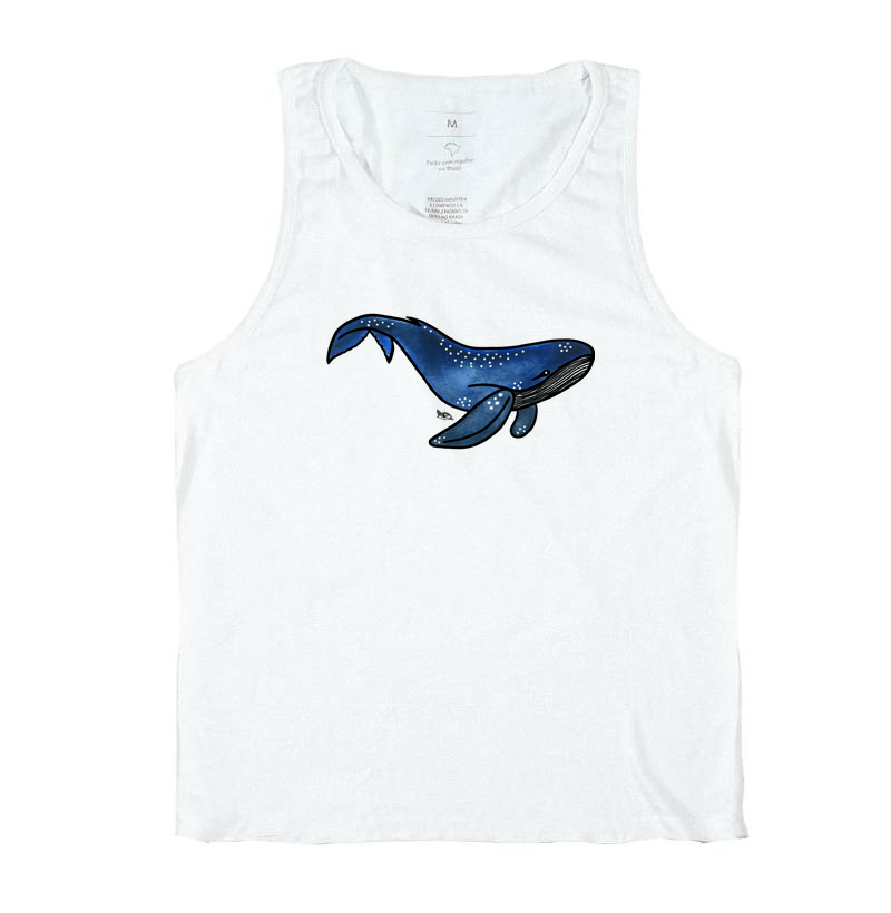 Baleia Azul Aquarela