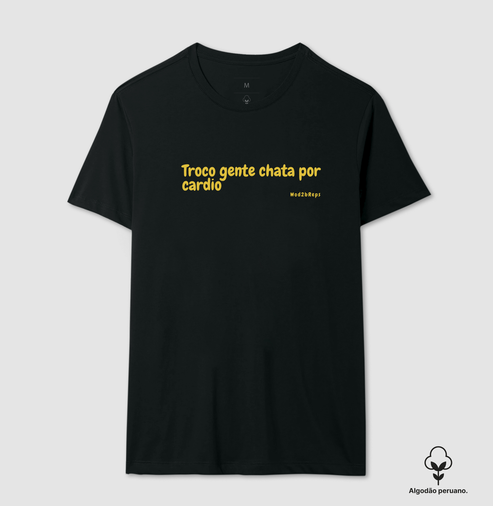 Camiseta_troco gente chata por cardio ( Fem e Mas)