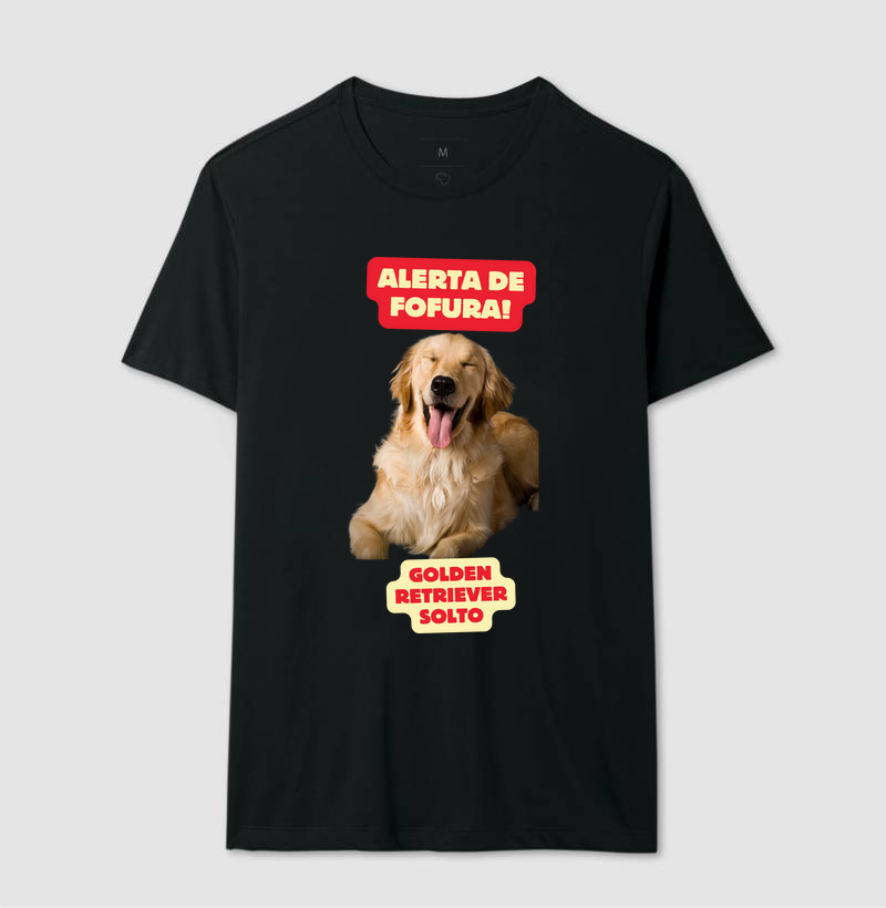 Alerta de fofura! Golden retriever solto