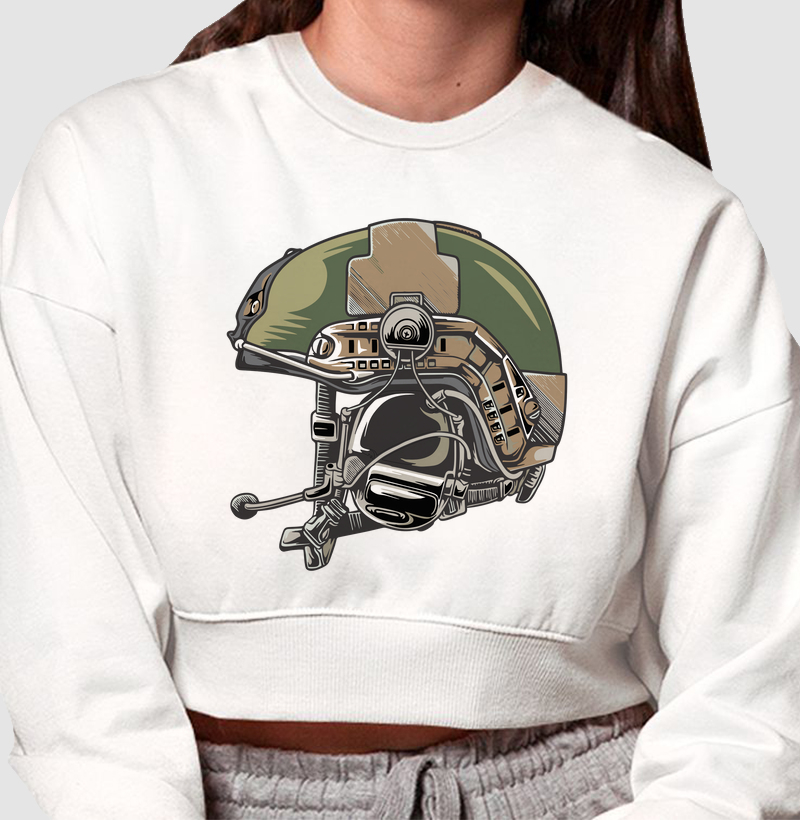 HELMET/ Cropped Moletom
