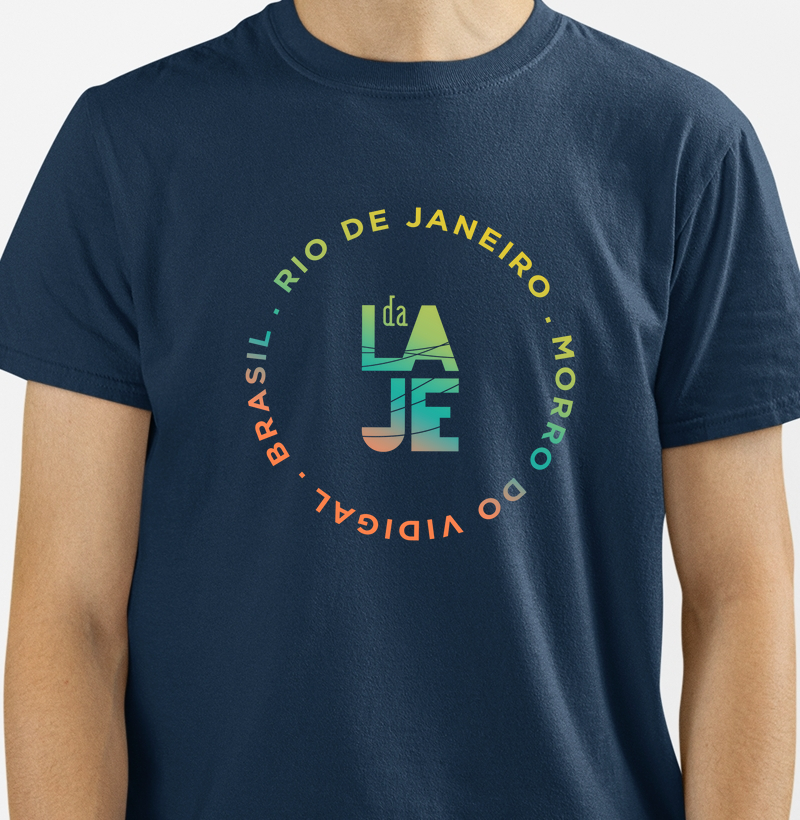 Camiseta Rio de Janeiro Morro do Vidigal Brasil