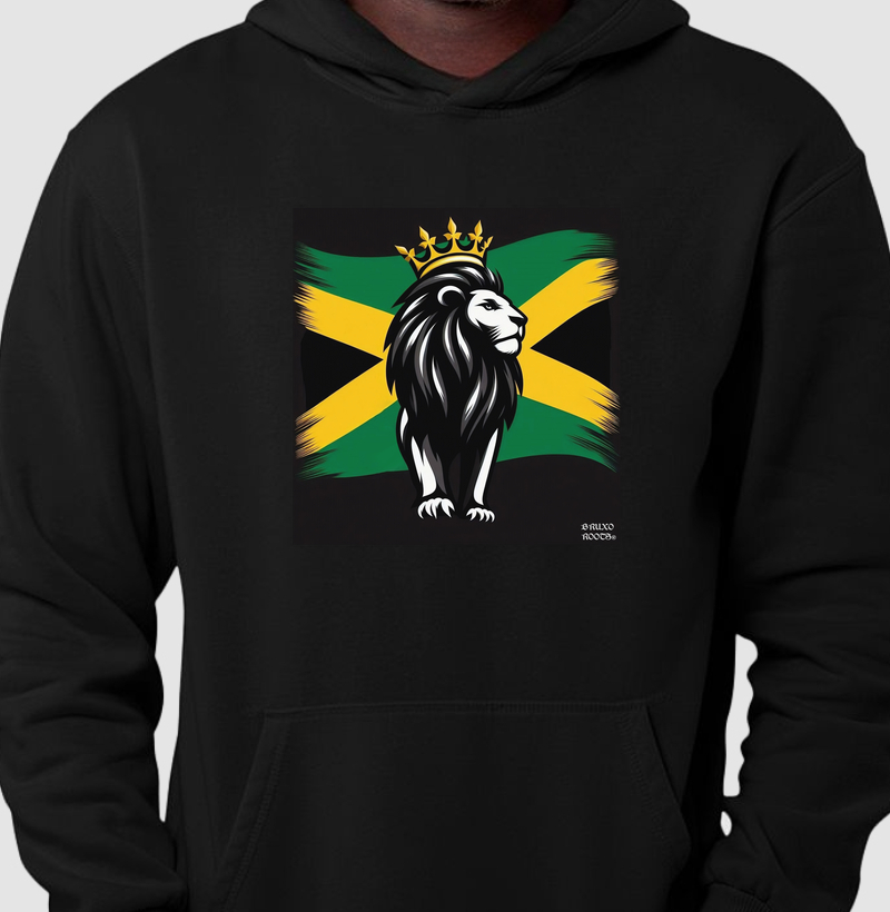 Moletom com Capuz BR00020 Jamaica Lion