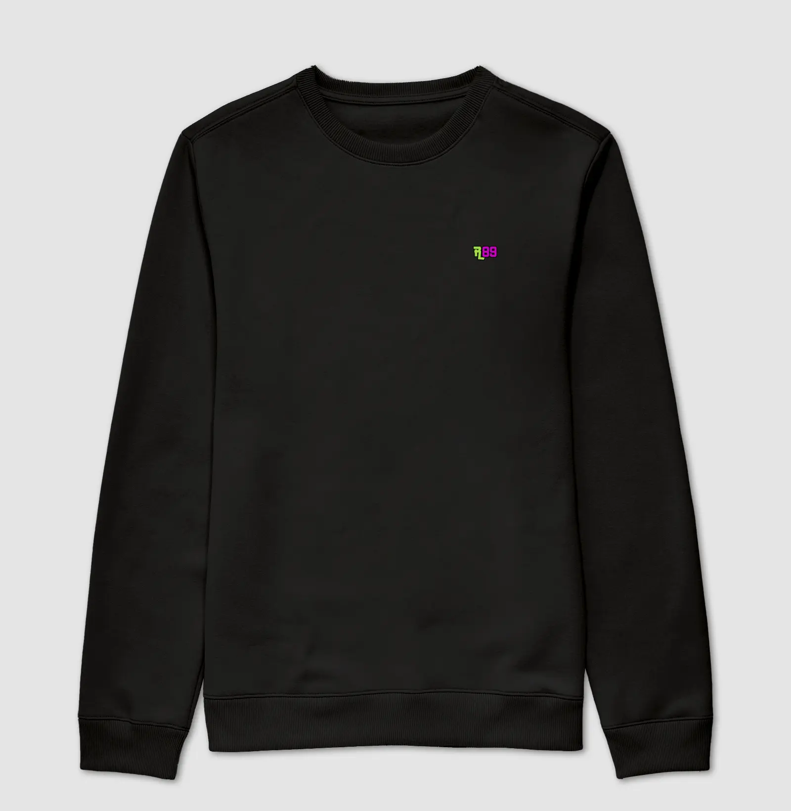 Minimalista Ralph - Sigla Verde Roxo - Camiseta Escura