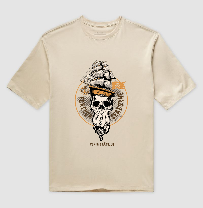 Camiseta Oversized 100% Algodão - Forever Seaborne