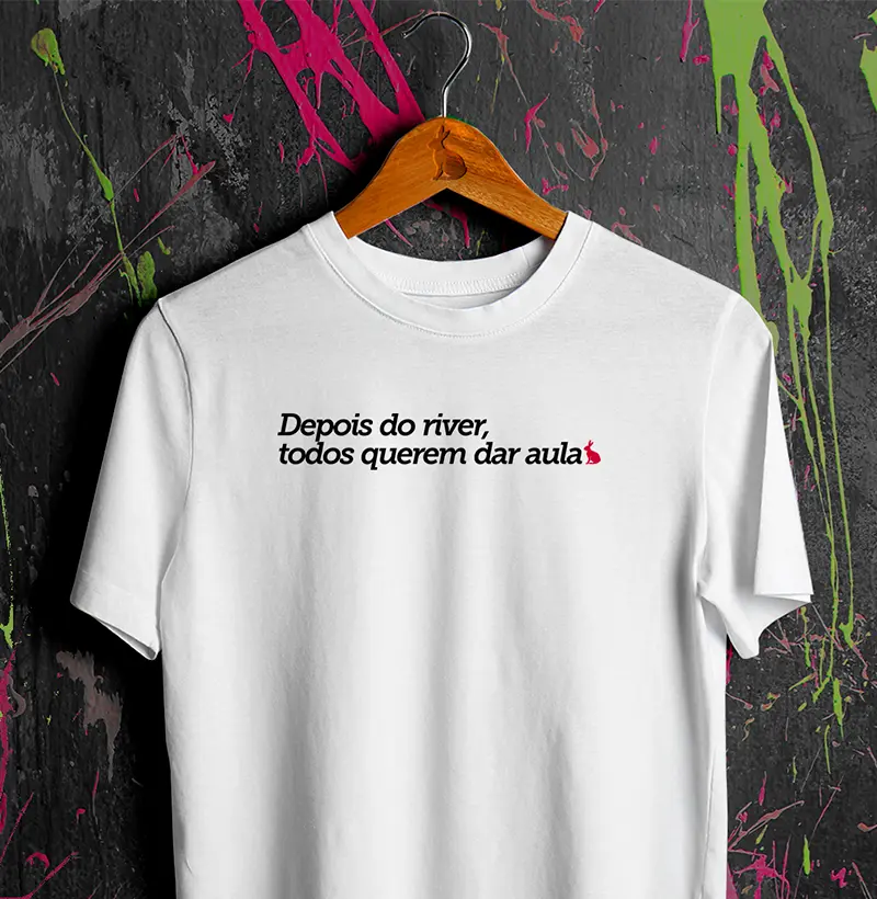 CAMISETA 100% ALGODÃO OUTBAD - Depois do River - Masculina