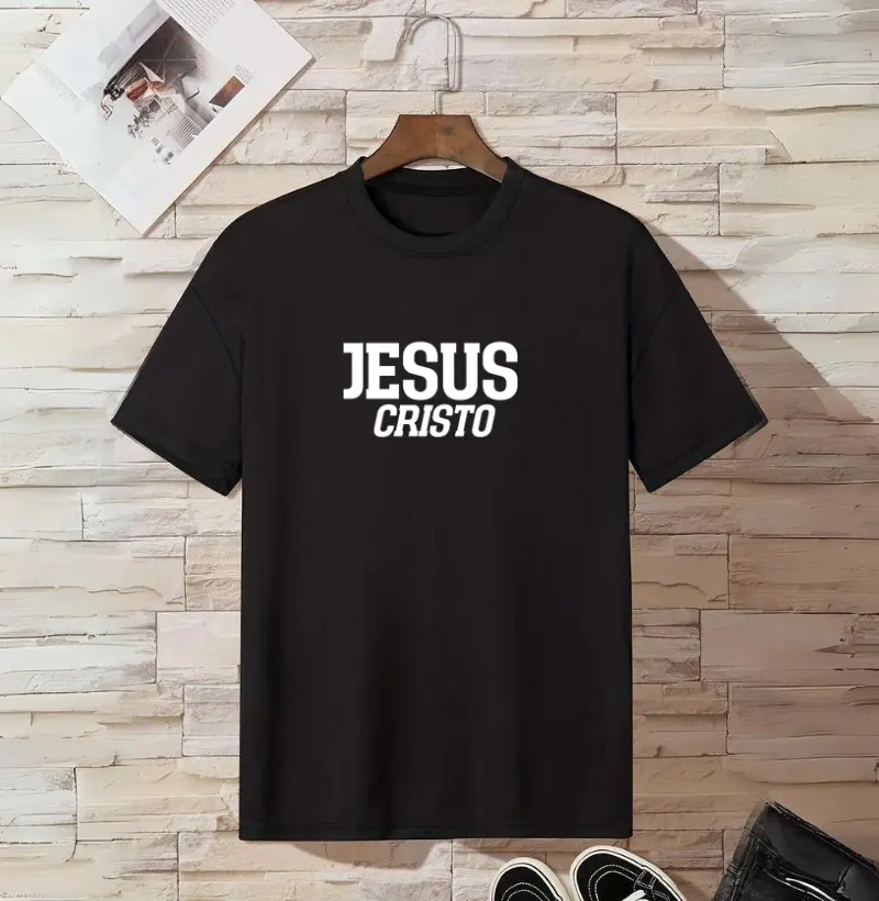 Camiseta Cristã "Jesus Cristo"