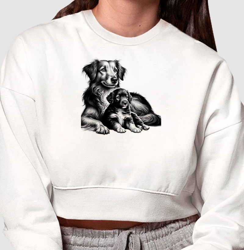 Cropped Moletom Amor Infinito
