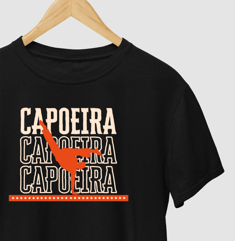 Camiseta Capoeira Raiz - O Equilíbrio da Luta