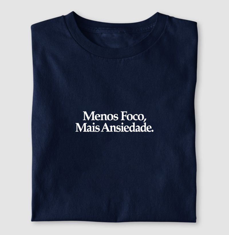 menos foco, mais ansiedade