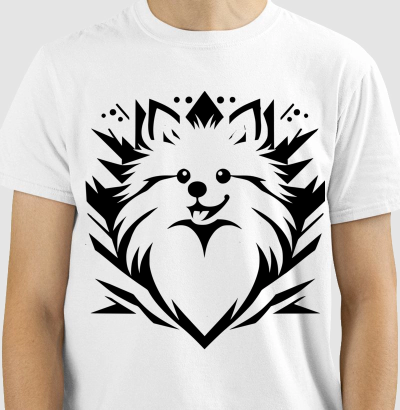 Camiseta Spitz Alemão arte poster 6.0!