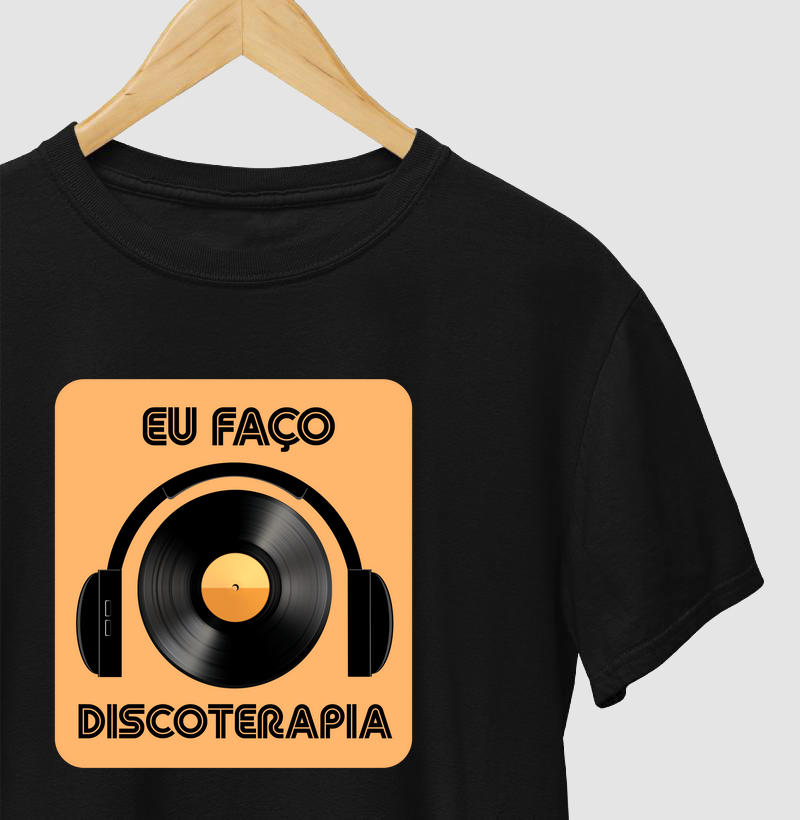EU FAÇO DISCOTERAPIA - Fundo Laranja