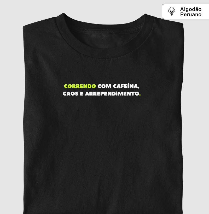 Camiseta Fawk - Cafeína e Caos