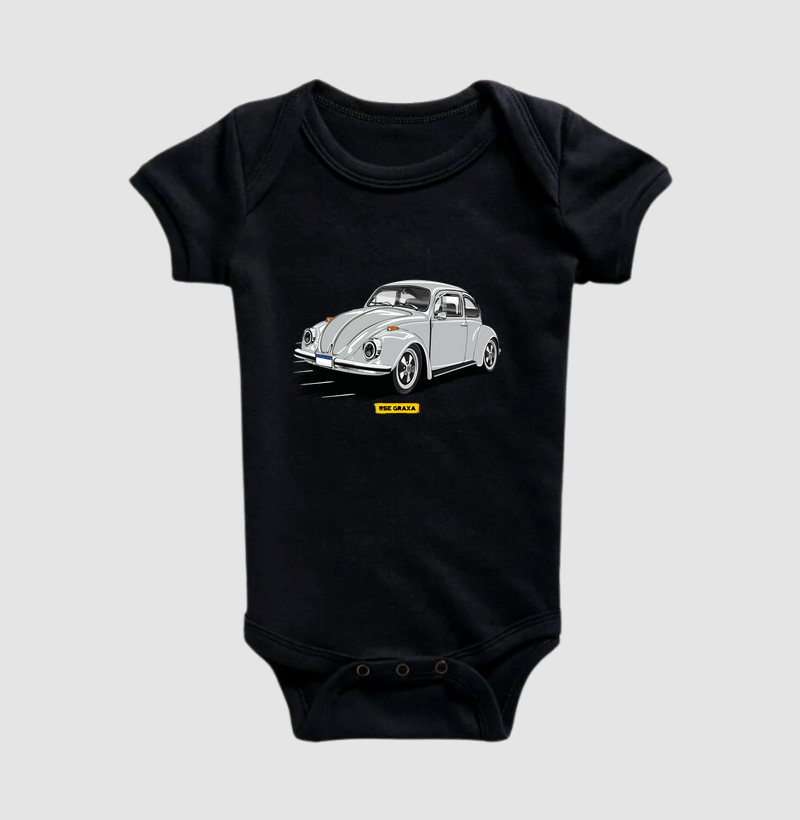 Fusca Cinza Prata
