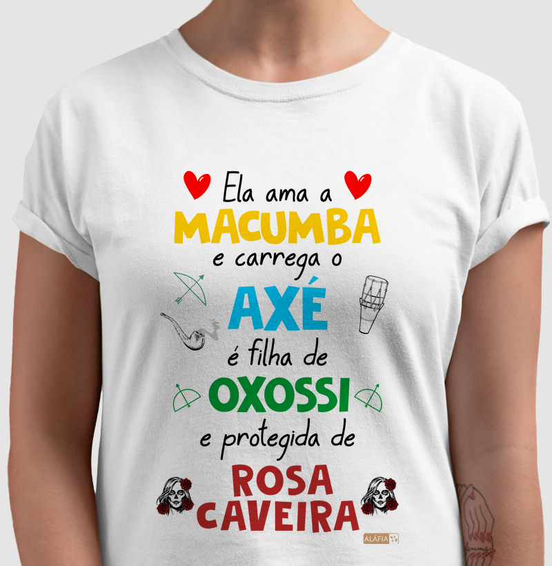 Ela ama macumba - Oxossi e Rosa Caveira