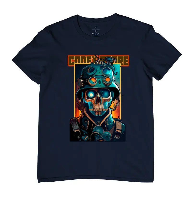CAMISETA SKULL MILITARY