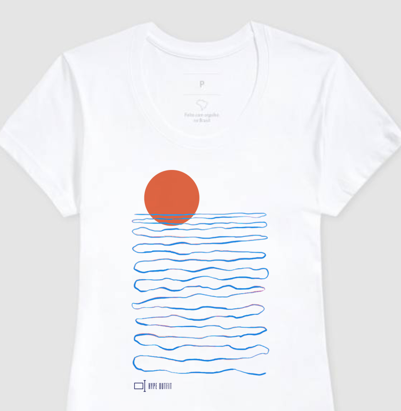 Camiseta Sol Feminina