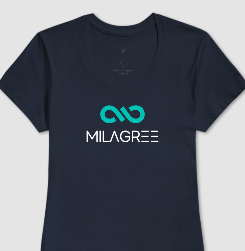 Camiseta Cristã Moda Religiosa Milagre