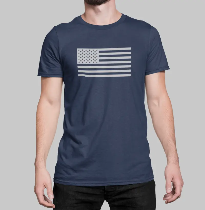 Camiseta Masculina - Bandeira USA - Código: N25D11