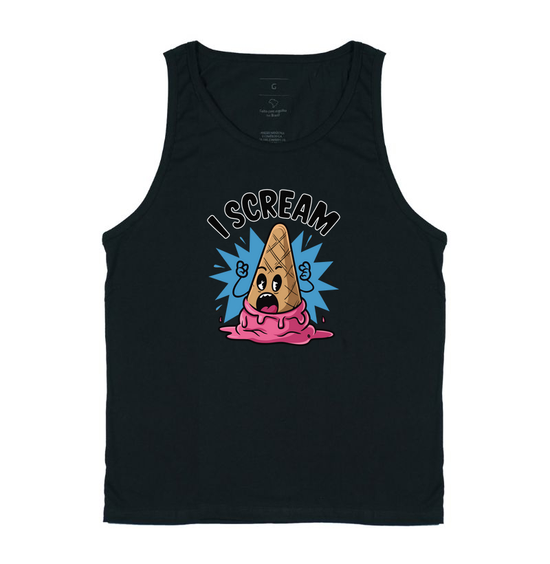 Camiseta I scream, ice cream