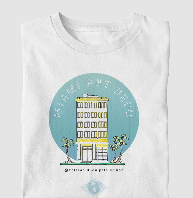 Miami Art Deco Azul by Dudu Memoriza