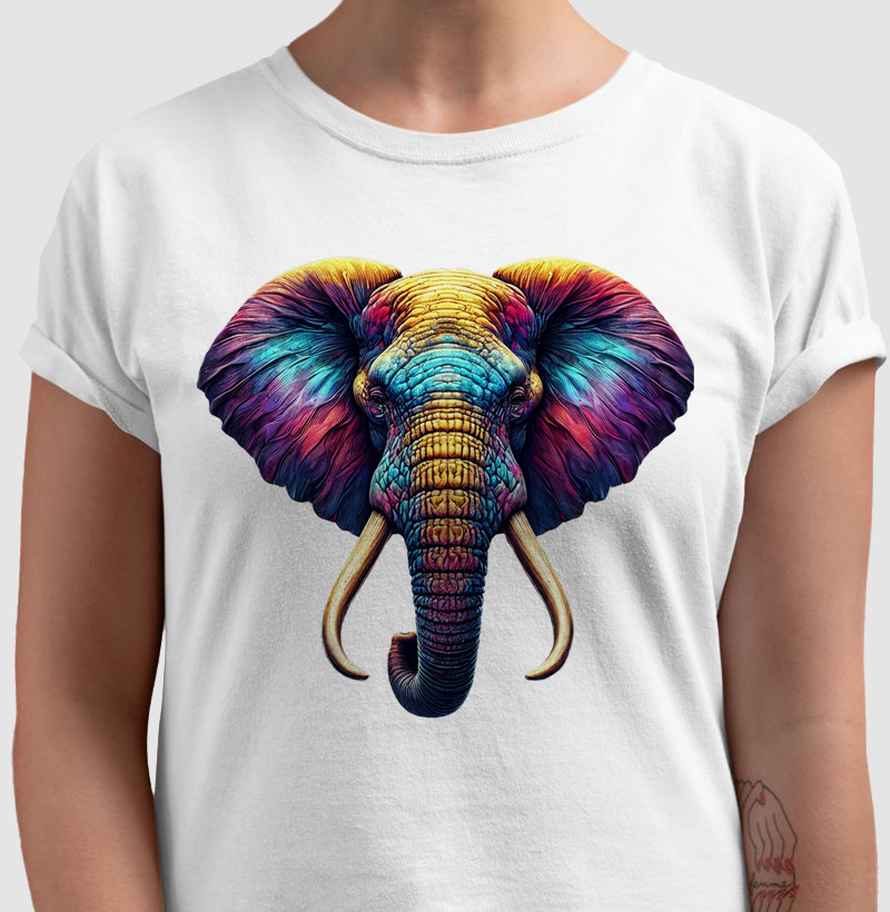 Camisa Elefante Colorido