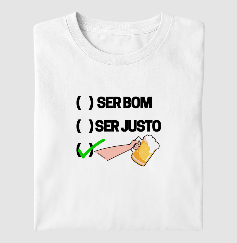 Camiseta Escolha feita.
