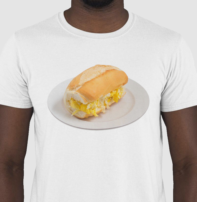 Camiseta - Pão com ovo