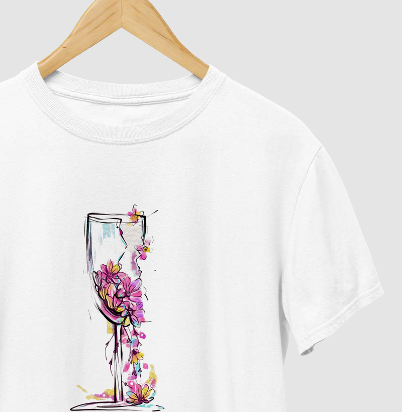 Taça com flores