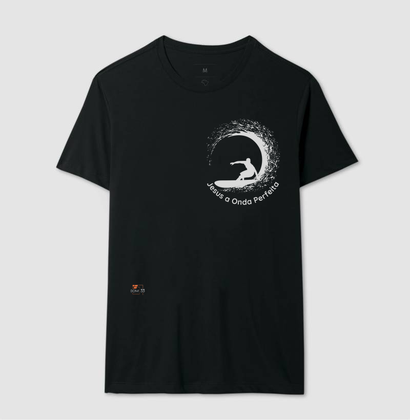 Camiseta Jesus a Onda Perfeita
