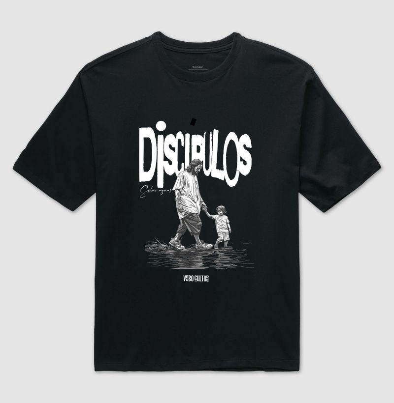 CAMISETA OVERSIZED "DISCÍPULO SOBRE ÁGUAS"
