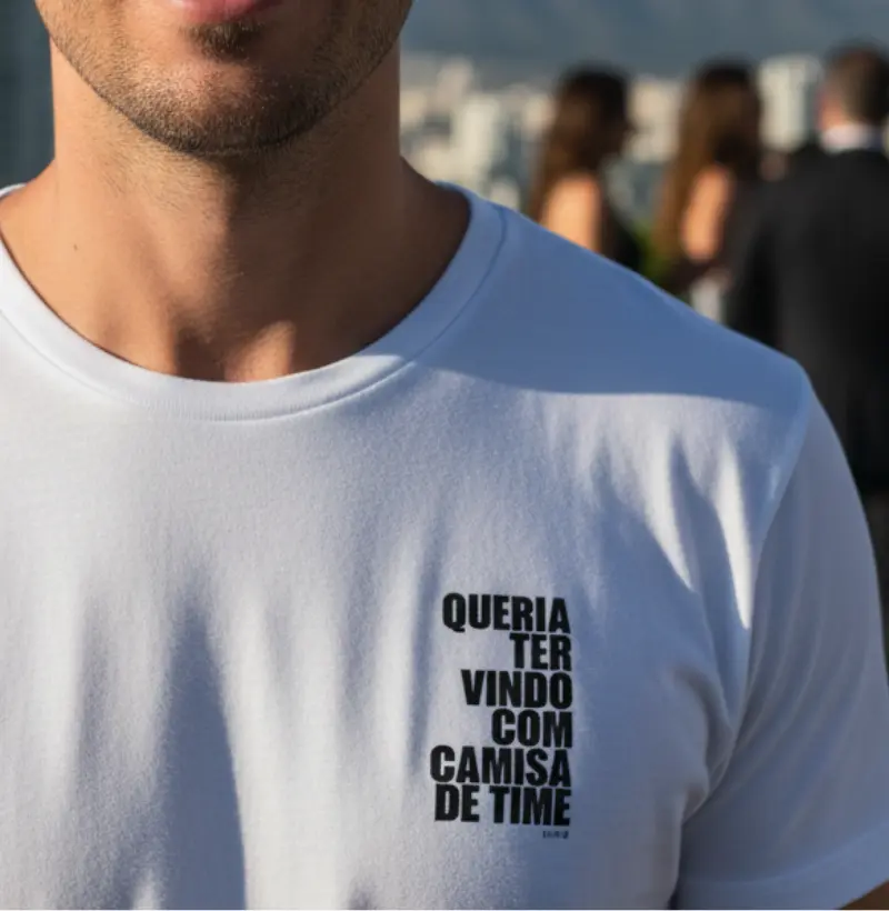 Queria ter vindo com camisa de time (pocket)