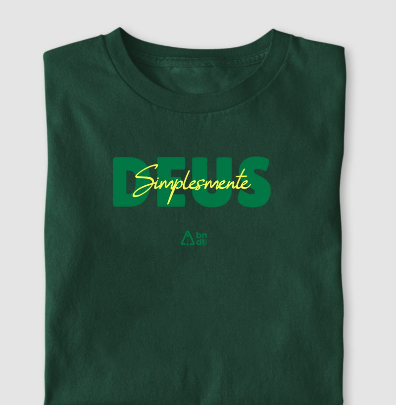 Camiseta Simplesmente Deus