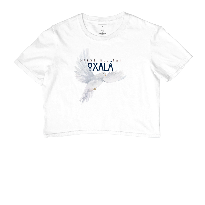 Estampa Oxalá Salve Meu Pai Branco Fem.