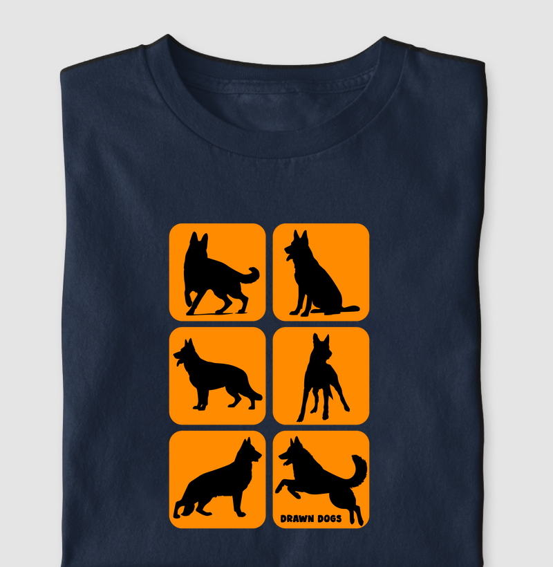 Silhueta pastor alemão