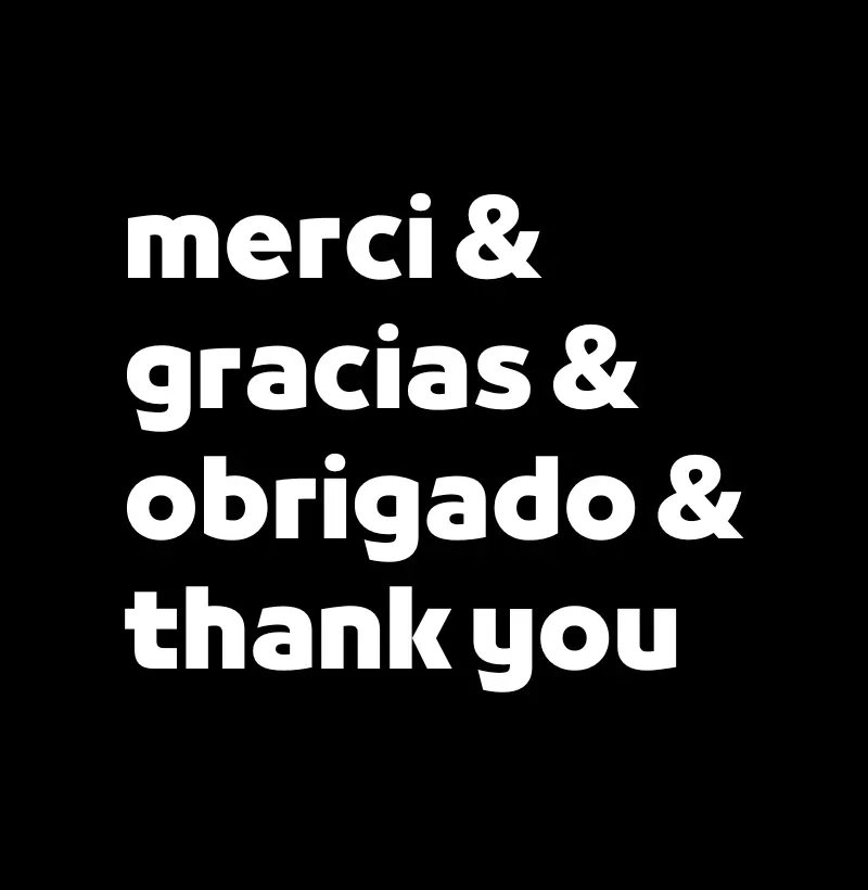 Obrigados