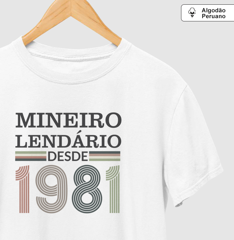 Mineiro Lendário desde 1981 | Para personalizar 👉ANTES DA COMPRA👈 chame no WhatsApp