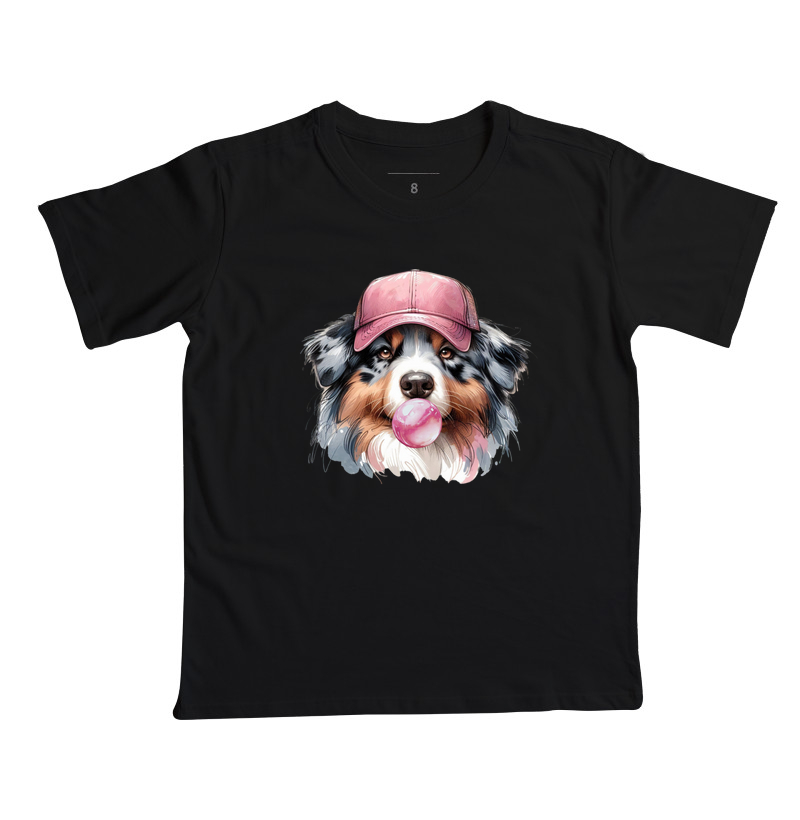 Australian Shepherd Boné e Chiclete