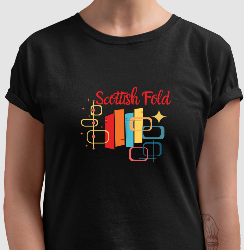 Camiseta Gato Scottish Fold