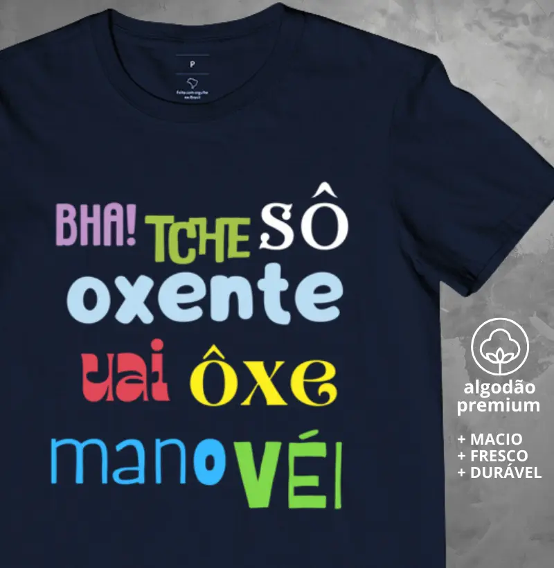 Camiseta Expressões Brasileiras