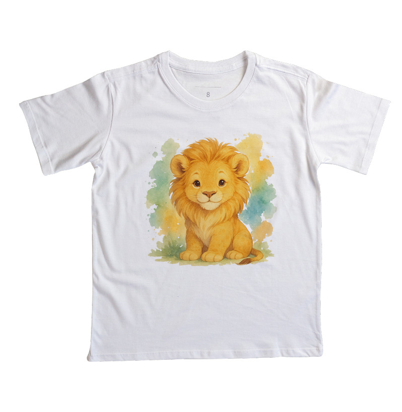 Leão - estilo aquarela (infantil)