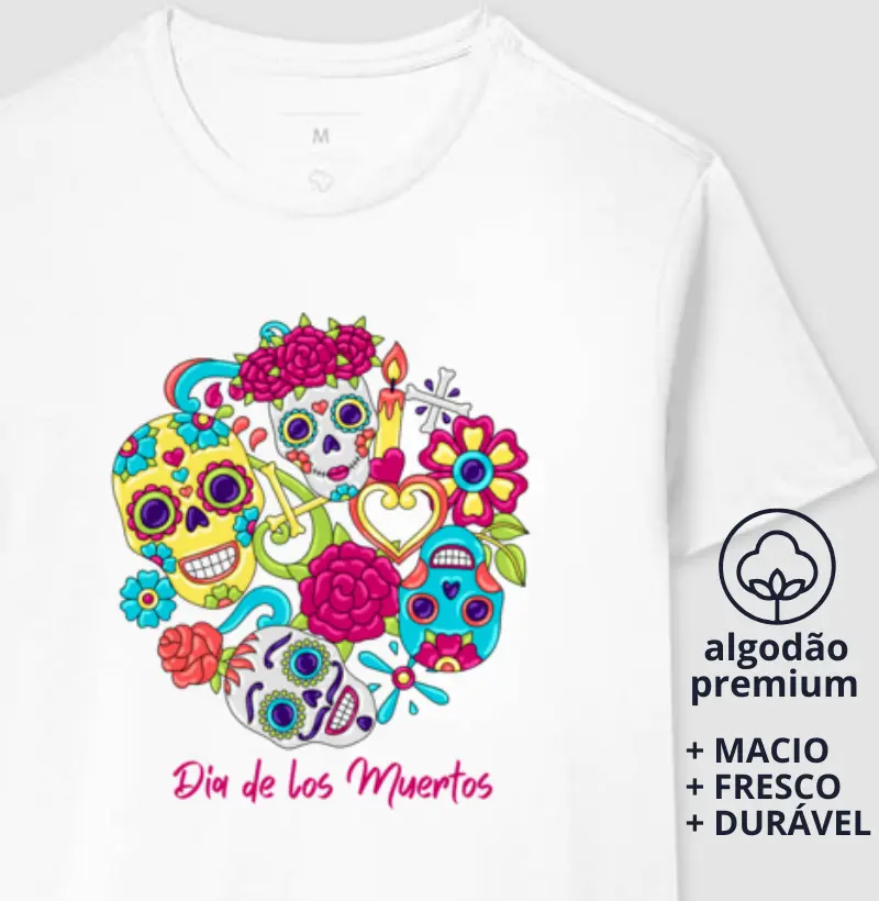 Camiseta Dia de Los Muertos
