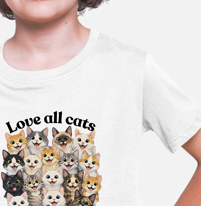 Love All Cats (black)
