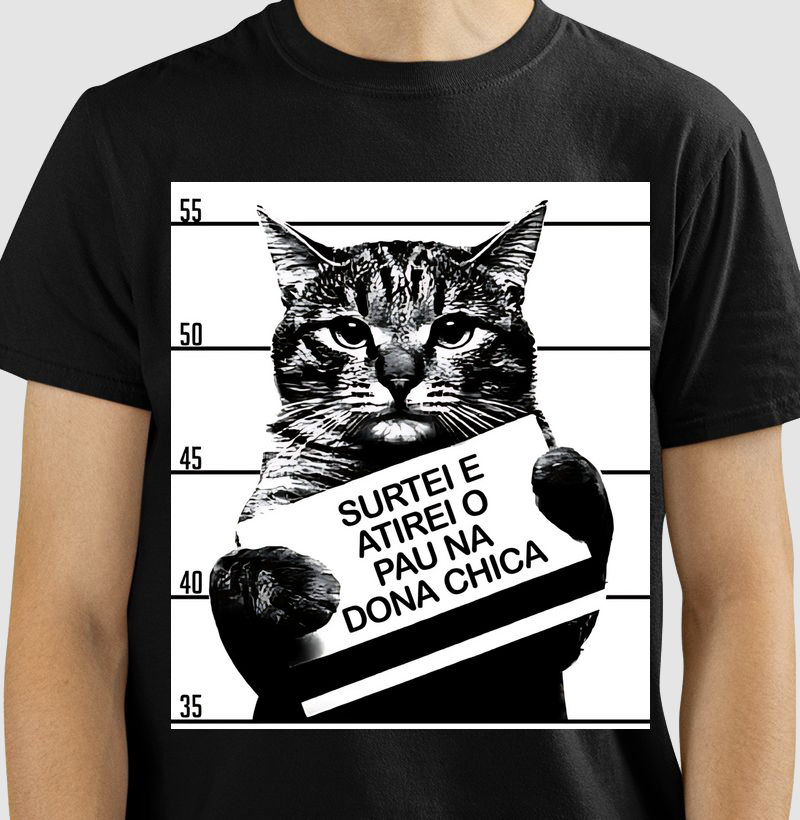 Camiseta Gato Surtei