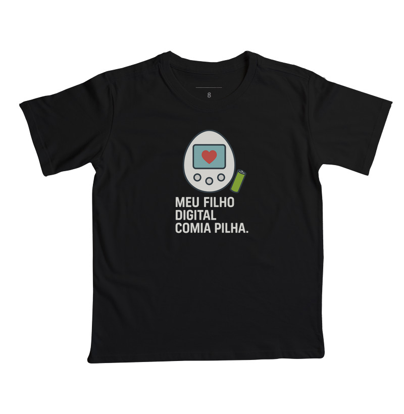 Meu filho digital comia pilha