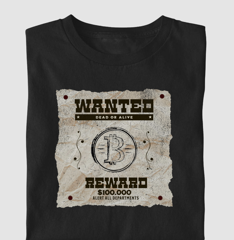 Bitcoin Wanted Poster