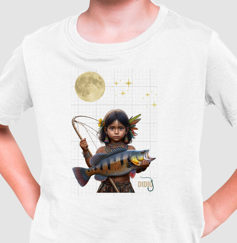 Camiseta índia com Tucunaré
